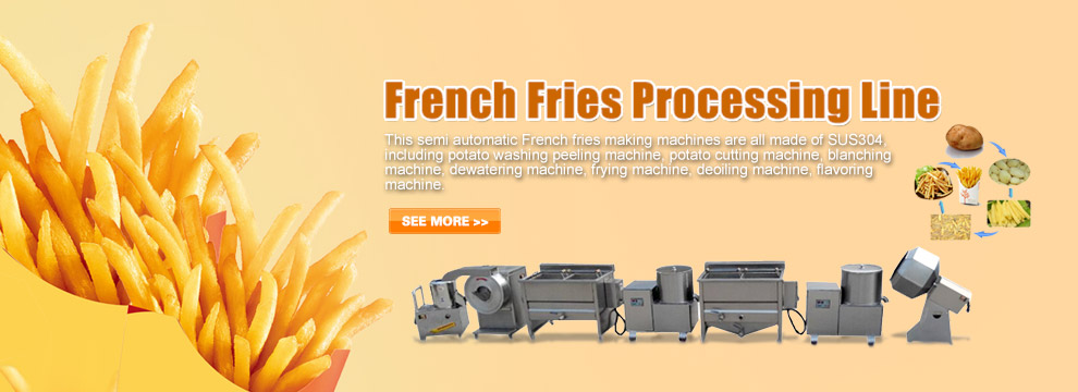 Semi Automatic French Fries Mak