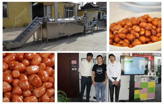 New Order for Fried Peanut Frying Machine