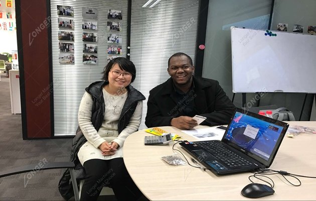 Nigerian Customers for Cashew Processing Line 