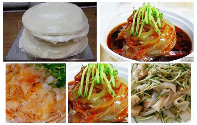 Cold Round Noodles Making Machine Sold to Korea