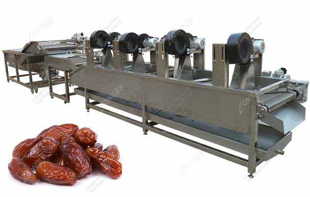 Industrial Palm Dates Washing And Drying Processing Machinery