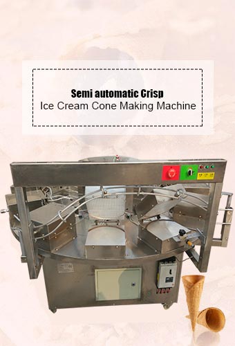 Semi Automatic Ice Cream Cone B