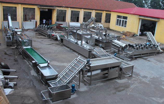 Automatic Frozen French Fries Production Line