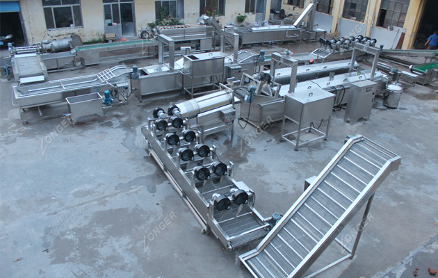 Automatic Frozen French Fries Production Line