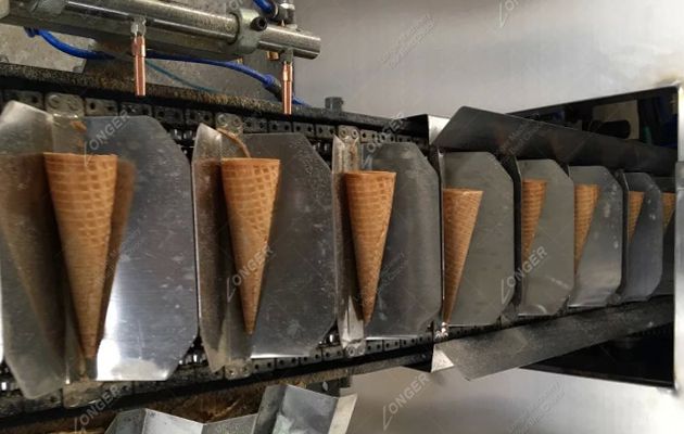 Full Automatic Crisp Waffle Cone Production Line Model B