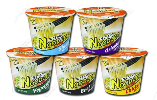 cup noodles processing line
