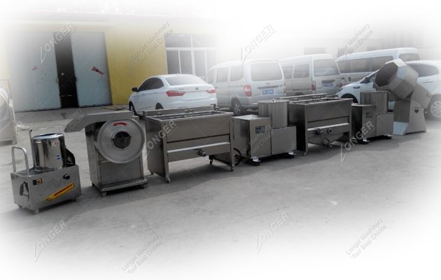 Semi Automatic French Fries Production Line