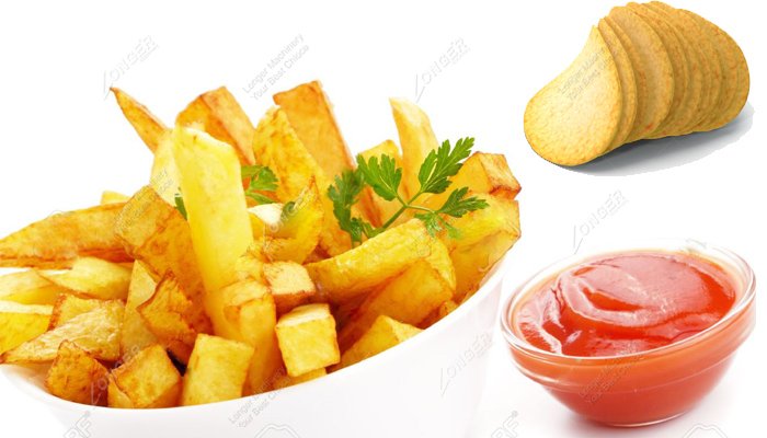 Potato Chips Making Machine / French Fries Making Machine / Potato