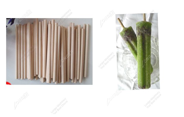 Wooden Round Ice Cream Stick Product Line