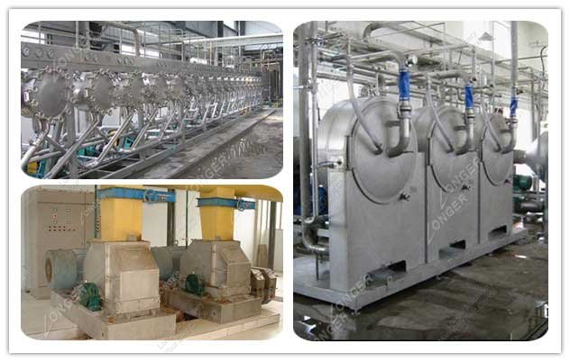 cassava starch processing machine