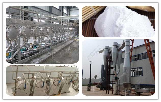 Hot Sale Cassava Starch Processing Line 500kg/h China