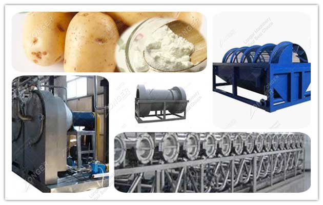 price potato starch processing line