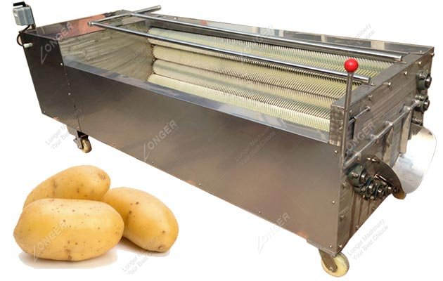 Brush Sweet Potato Washing And Peeling Machine Price