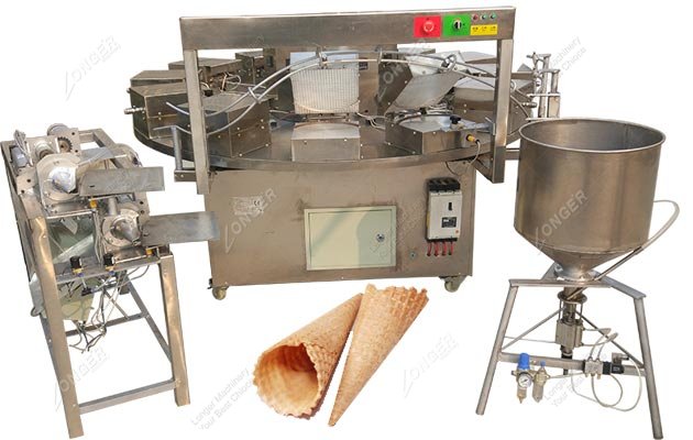 Ice Cream Waffle Cone Making Machine