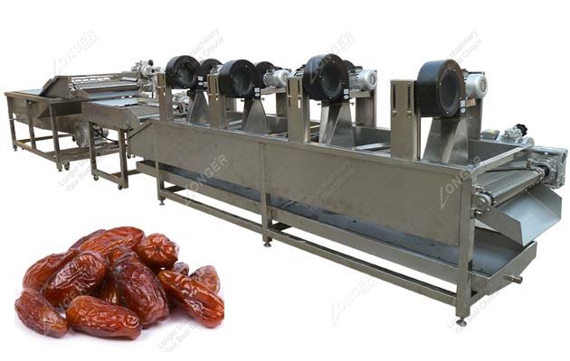 Palm Date Washing Drying Line