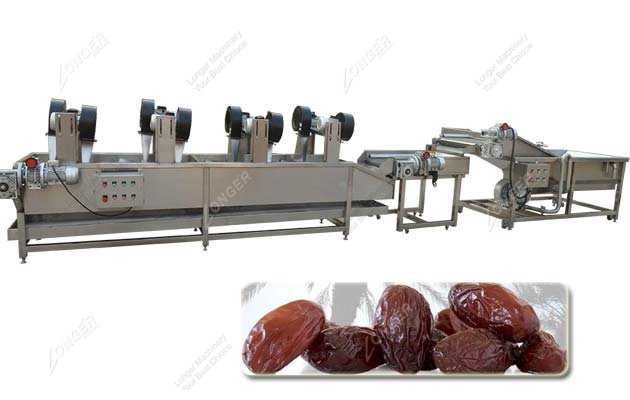 Industrial Palm Dates Washing And Drying Processing Machinery