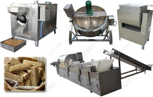 Automatic Sesame Candy Bar Making Machine|Sesame Brittle Making Machine 