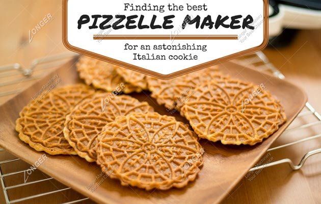 Anise Pizzelle Cookie Making Machine 