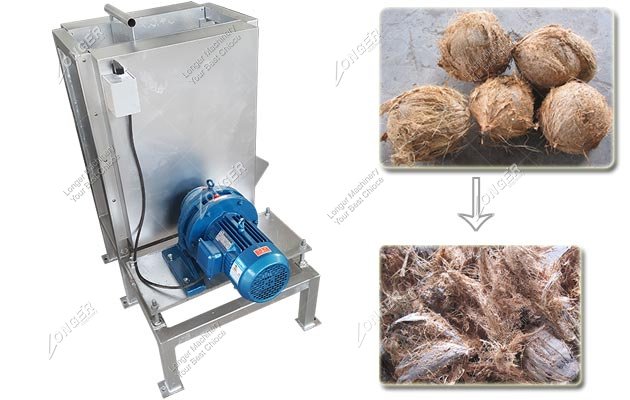 Dry Coconut Peeler Machine