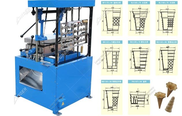 Wafer Ice Cream Cone Making Machine