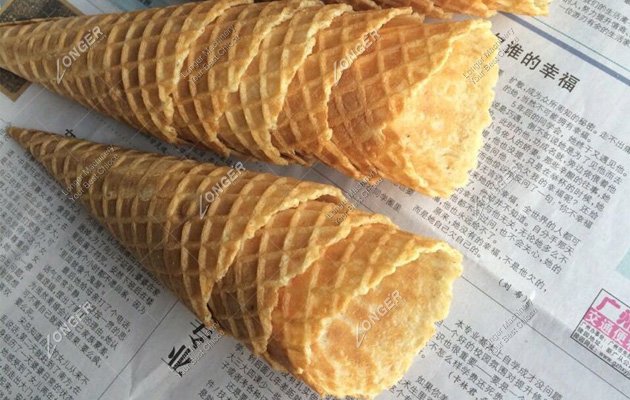 Industrial Rolled Sugar Cone Baking Rolling Machine