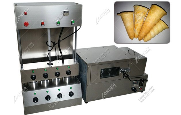 Whole Set Pizza Cone Making Machine