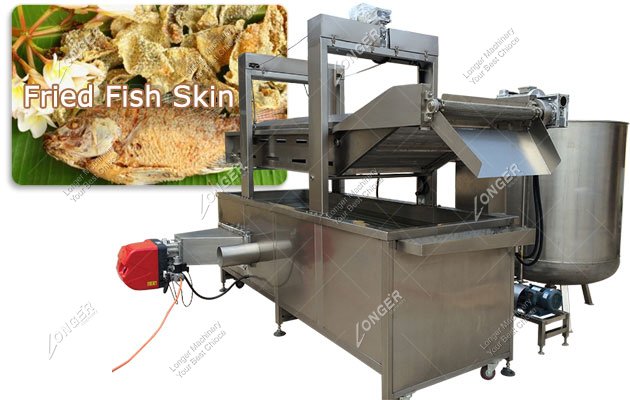 Continuous Pork Skin Fryer Machine