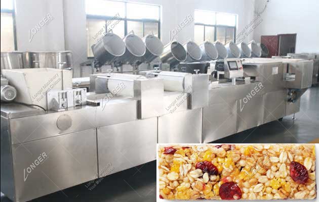 Industrial Small Cereal Bar Production Line Cost | Cereal Bar Forming Machine