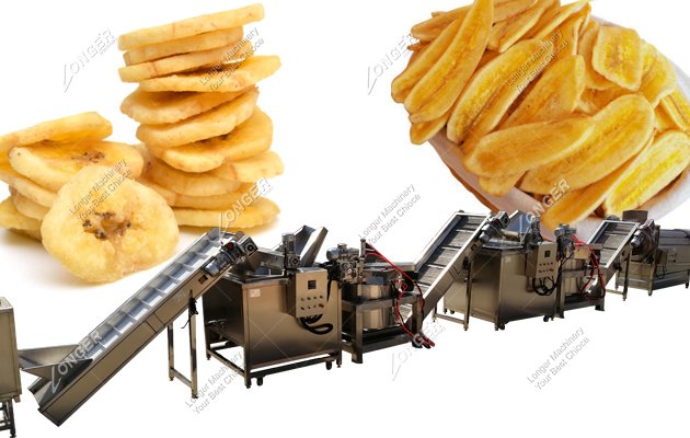 Banana Plantain Chips Production Line For Small Scale Industry