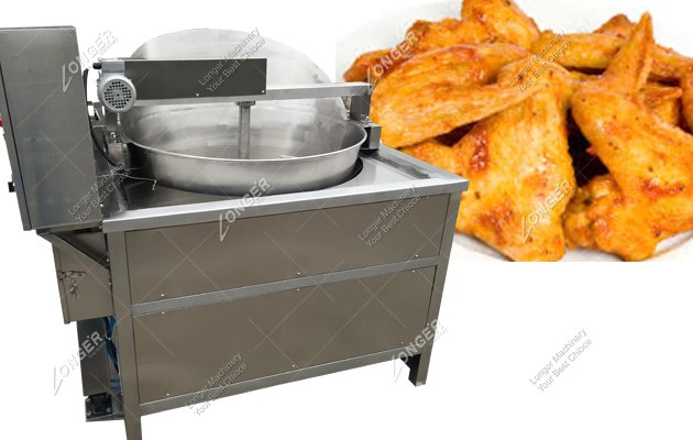 Automatic Chicken Wings Deep Fryer Machine In Electric Heating