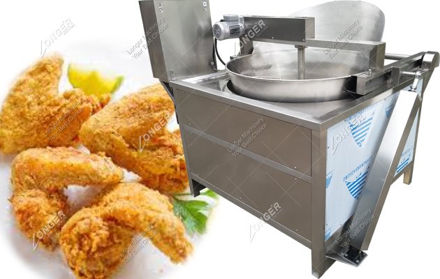 Automatic Chicken Wings Deep Fryer Machine In Electric Heating