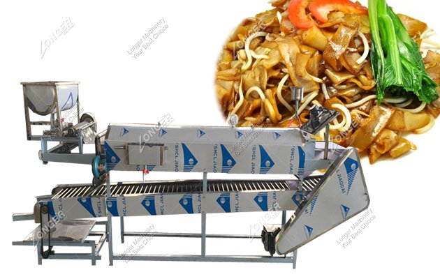 Stainless Steel Commercial Fresh Rice Noodle Steamer Machine